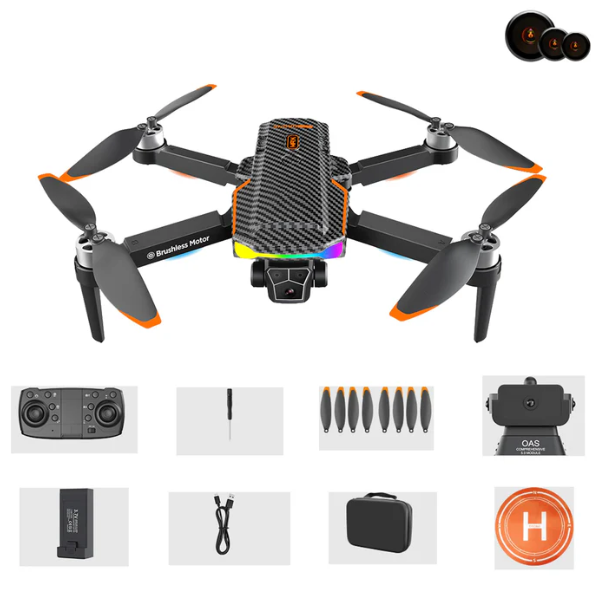 F168 Drone HD Dual Camera Powerful Brushless Motor 