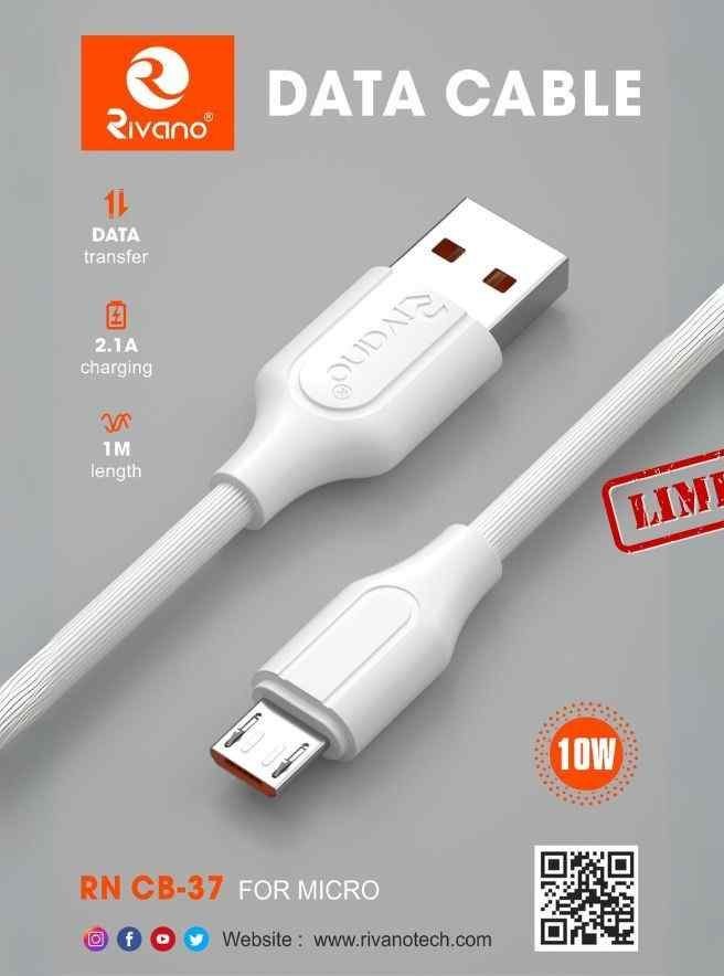 Rivano RN CB 37 15W  Micro USB Charging Cable